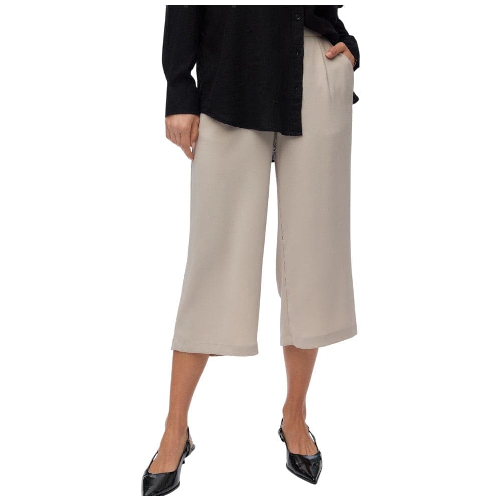 Vero Moda pantaloni coulotte beige Coco 10289453 - 2