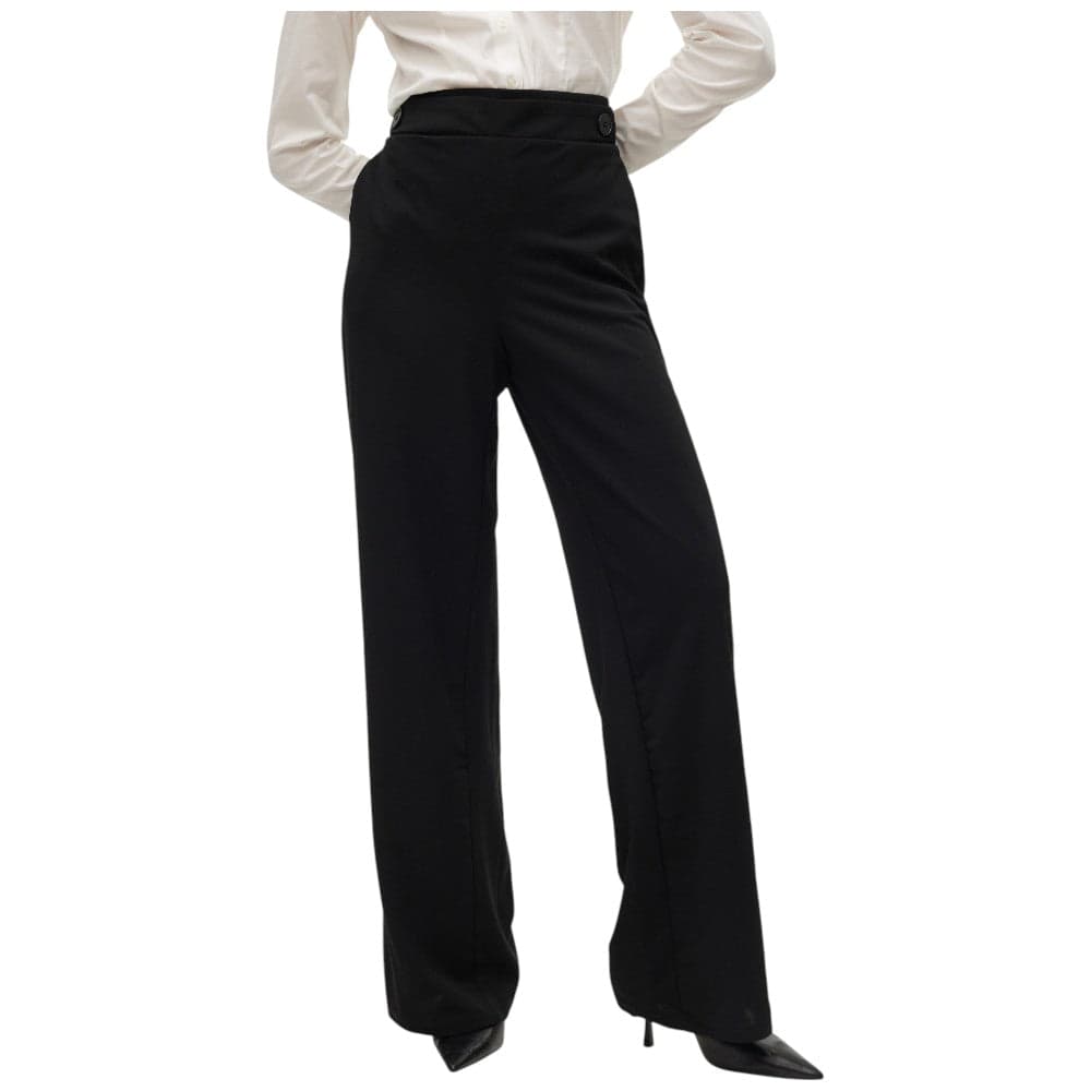 Vero Moda pantaloni neri wide pant Liva 10294485 - 3