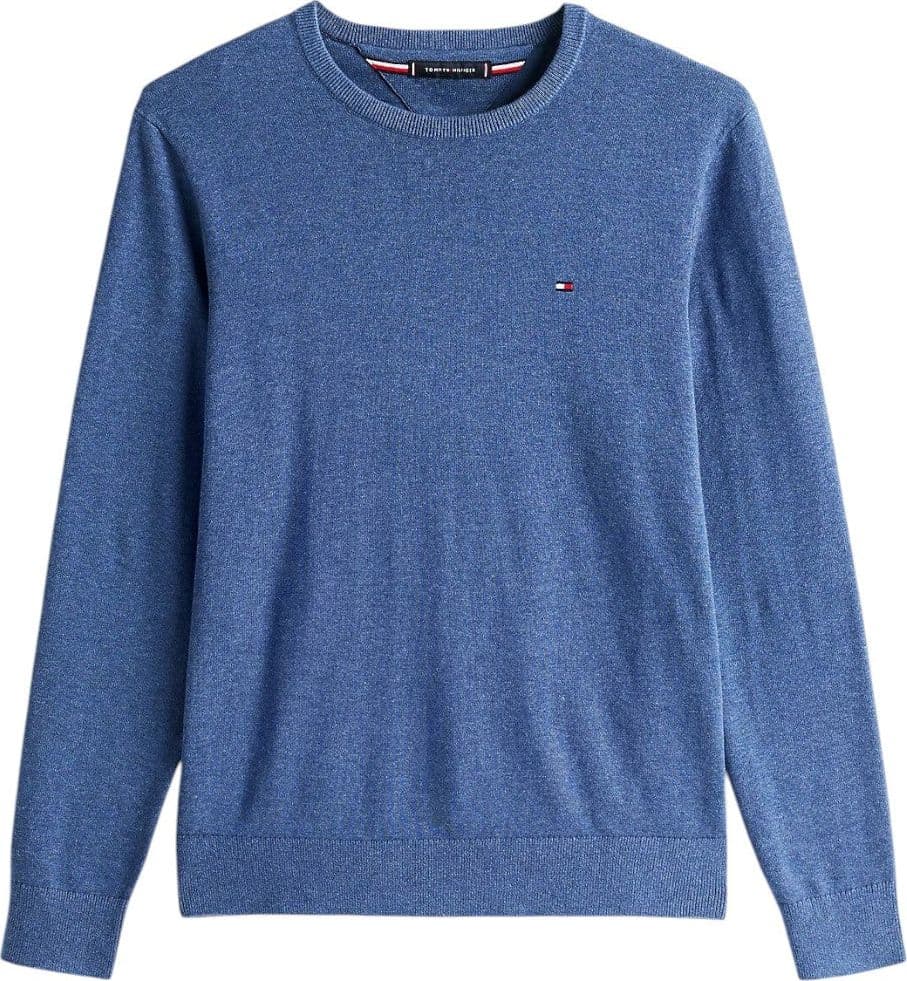 Tommy Hilfiger Pullover Cotone Blu Denim Regular Fit - 6