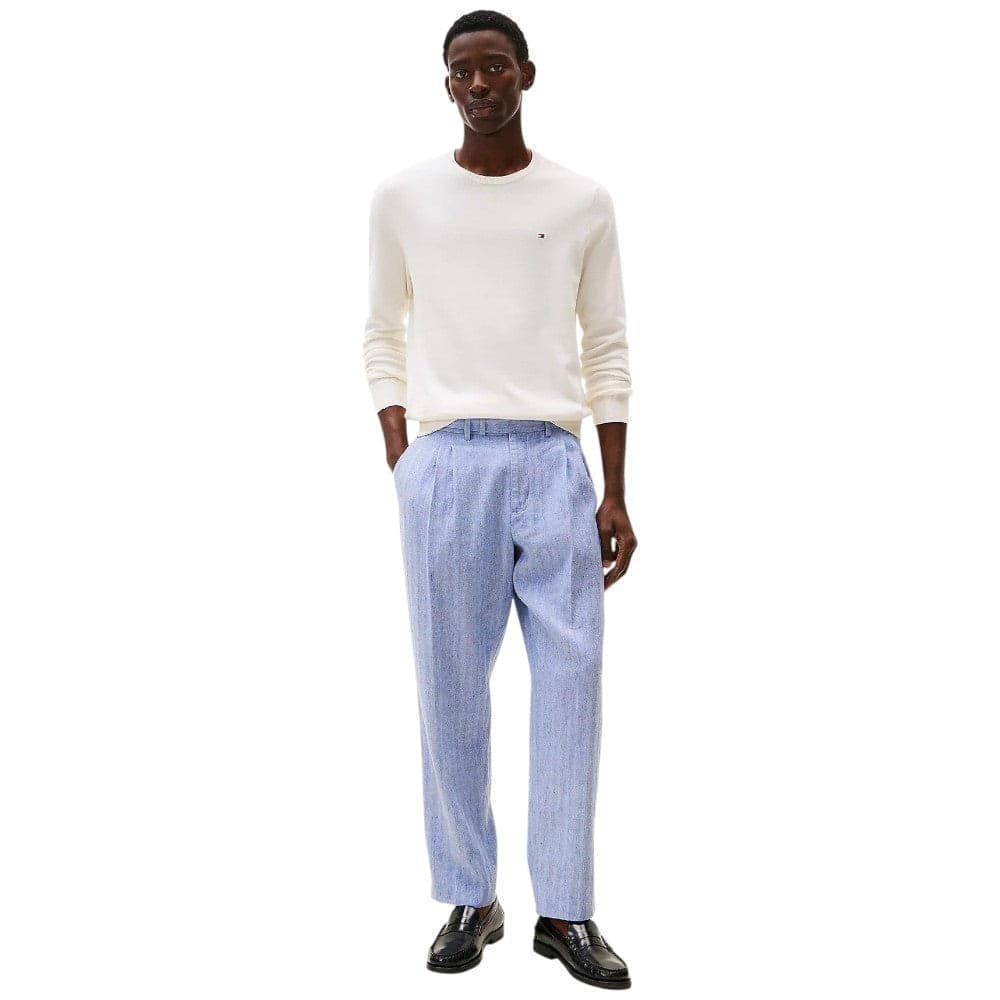 Tommy Hilfiger Pullover Avorio Cotone - Maglioncino Regular Fit - 4