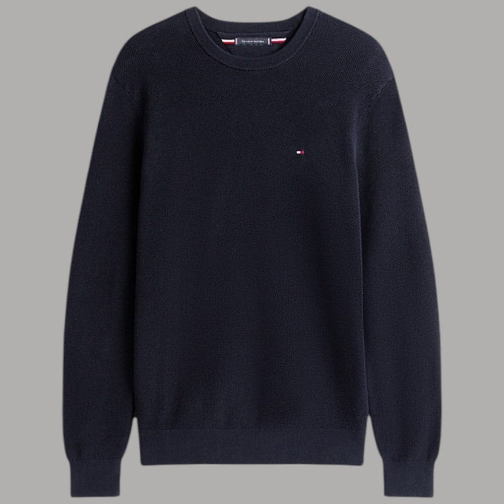 Maglioncino Tommy Hilfiger MW0MW36347DW5 in cotone a nido d'ape - 2