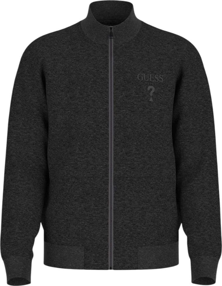 Guess felpa con zip grigio M5RQ80 KCN01 DWHT - 3