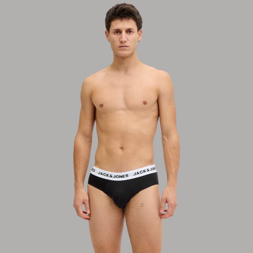 Jack & Jones slip uomo 3 pack cotone elastane morbidi traspiranti - 2