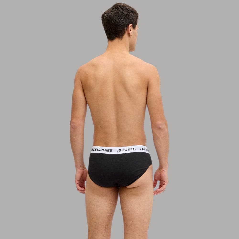 Jack & Jones slip uomo 3 pack cotone elastane morbidi traspiranti - 3
