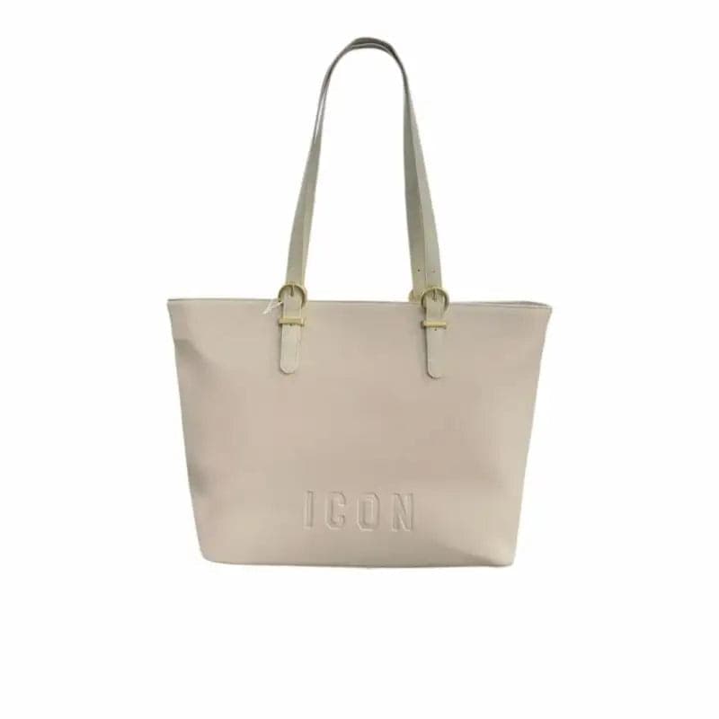ICBS03A02 BORSE SHOPPING ICON Avorio 0000000562 - 3