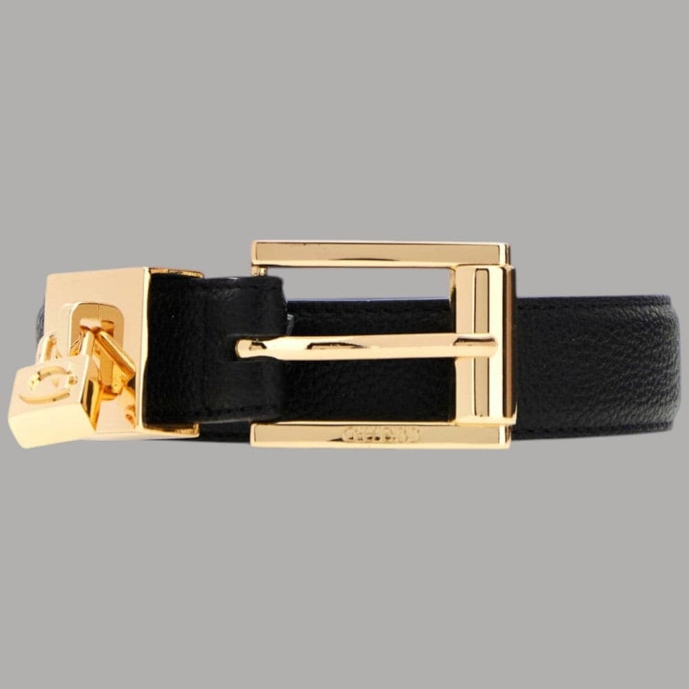 Guess Cintura Donna Noelle in Similpelle con Logo Triangolo