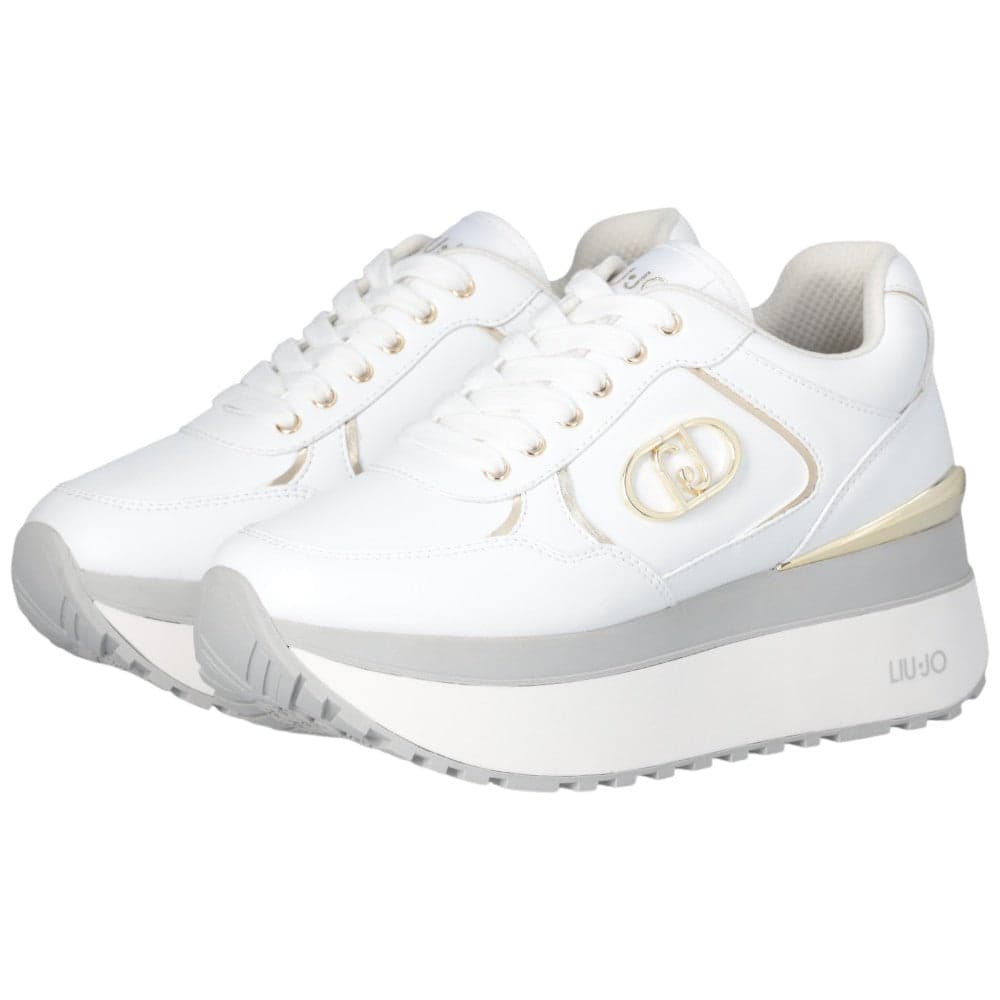 Liu Jo sneakers bianche super platform MAXI WONDER PLUS - 2