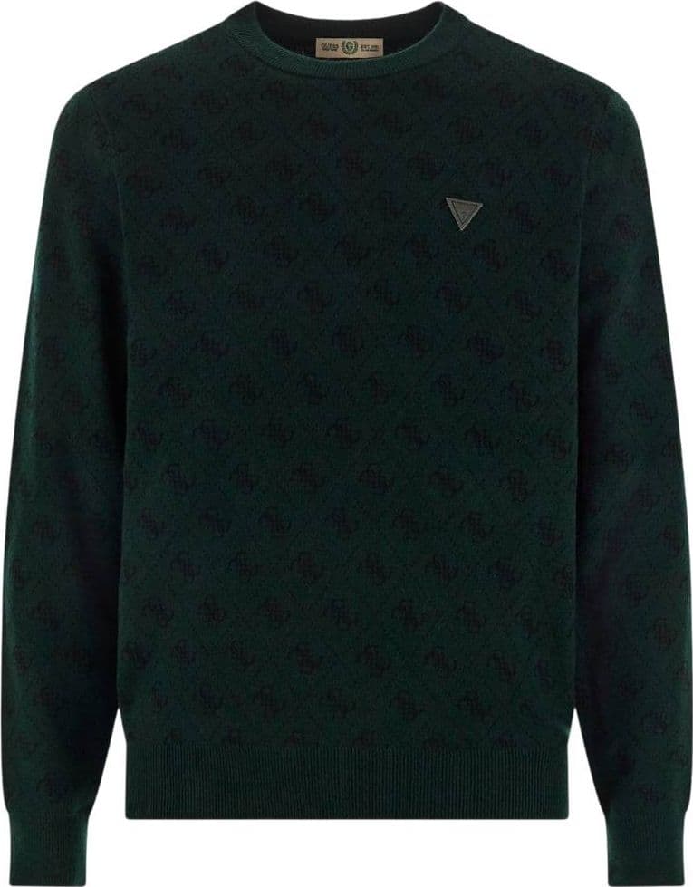 Guess pullover verde logo 4G HUMBERT M5YR10 Z3OE2 F8OJ - 3
