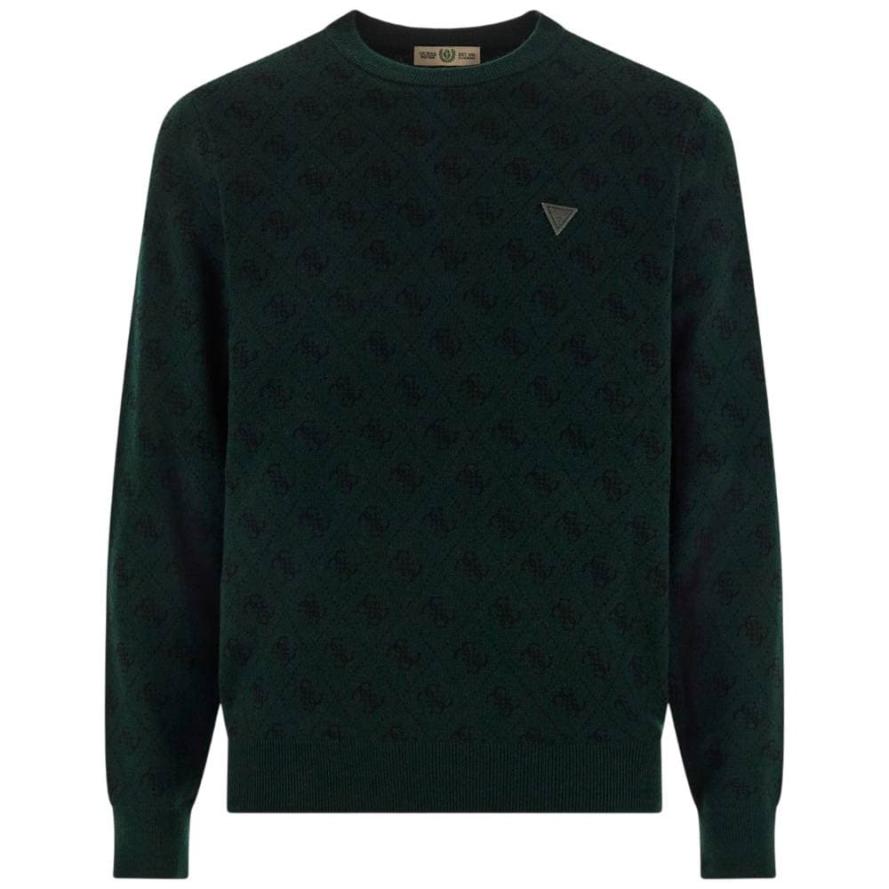 Guess pullover verde logo 4G HUMBERT M5YR10 Z3OE2 F8OJ - 3