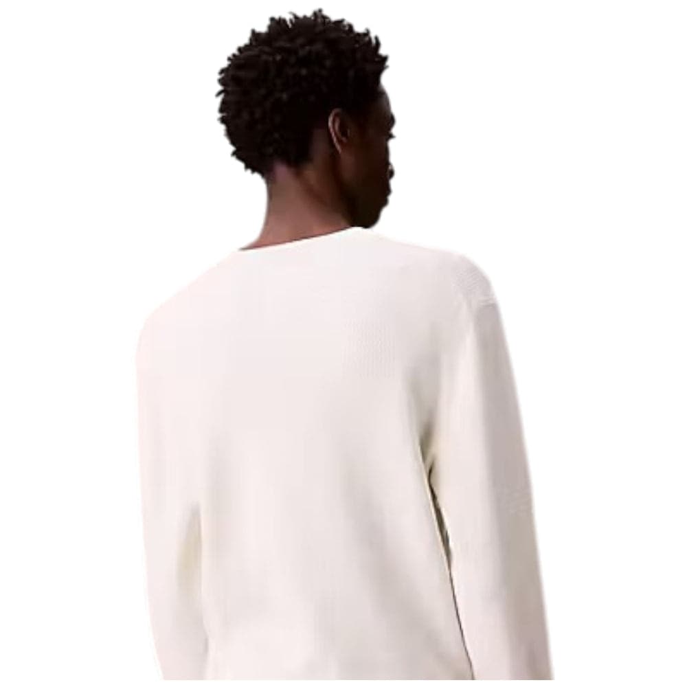 Calvin Klien maglione panna testurizzato  LV04LB327GYAS - 3