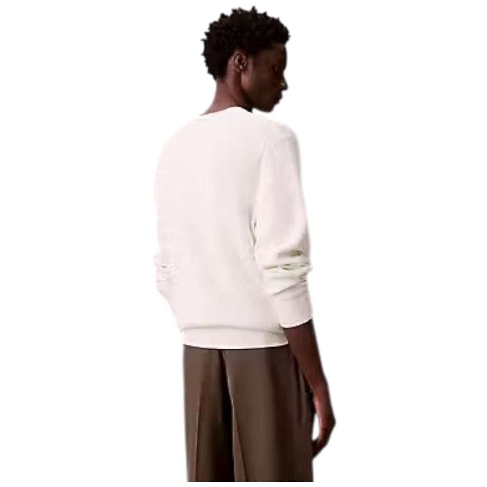 Calvin Klien maglione panna testurizzato  LV04LB327GYAS - 5