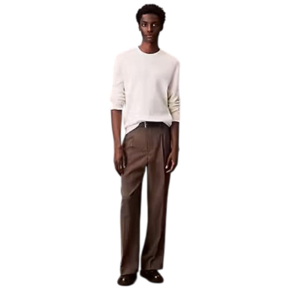 Calvin Klien maglione panna testurizzato  LV04LB327GYAS - 6