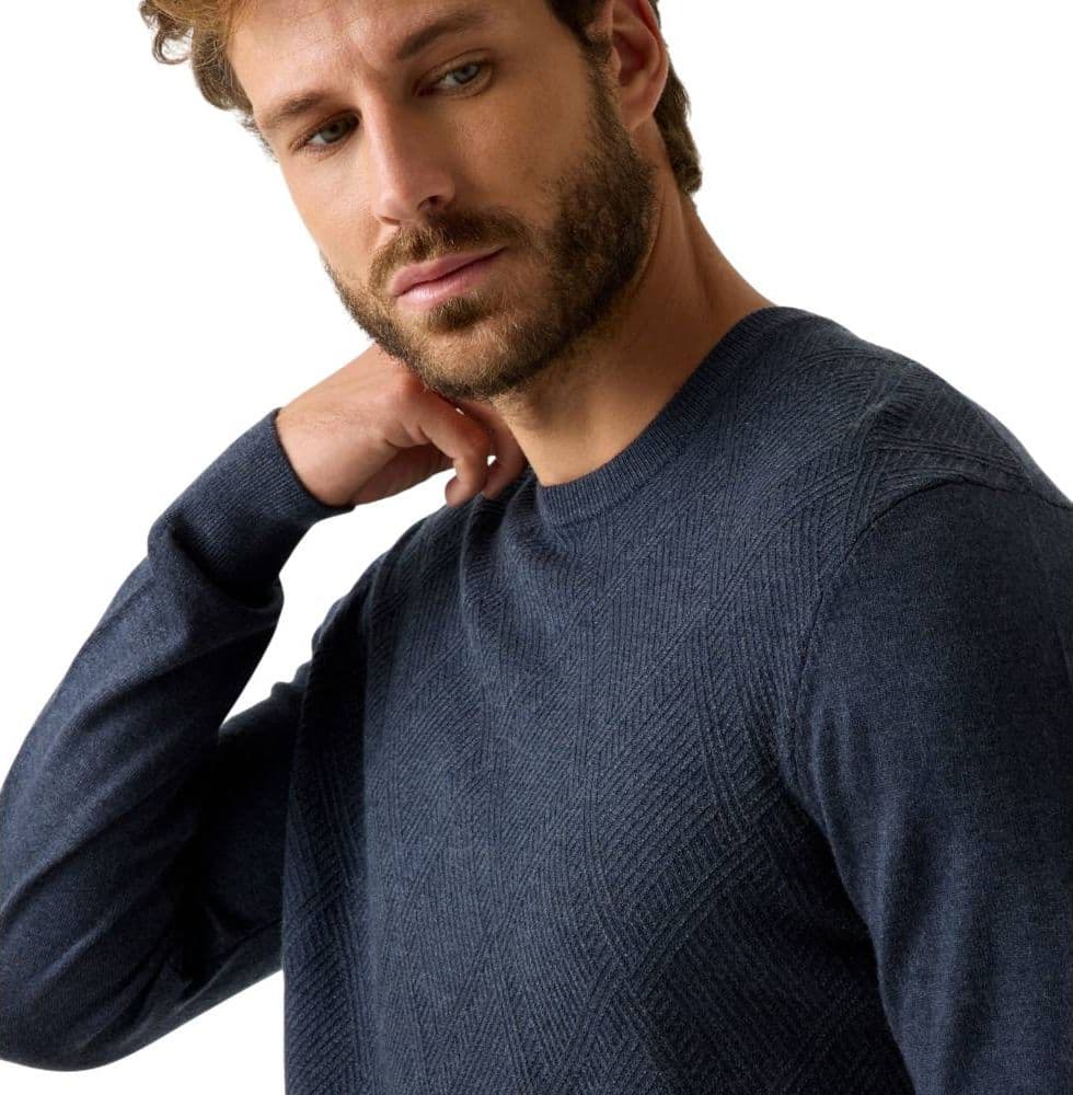 Guess pullover blu JAMAAR M5BR08 Z0432 H71W - 4
