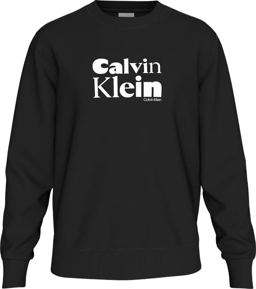 Calvin Klein felpa nera con stampa LV04LD242GUB1 - 4