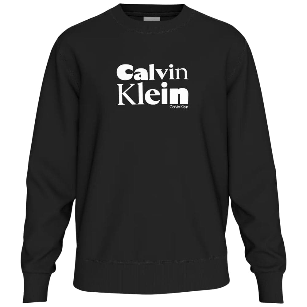 Calvin Klein felpa nera con stampa LV04LD242GUB1 - 4
