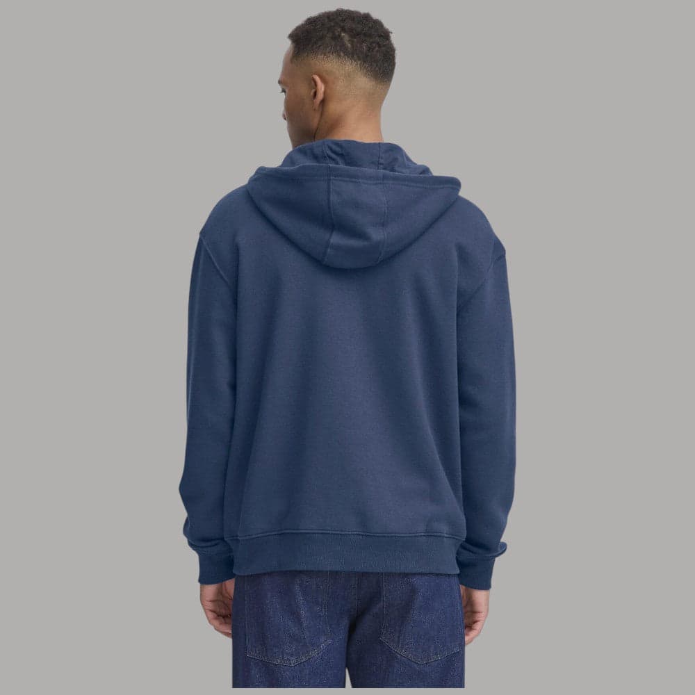 Blend felpa con zip e cappuccio dress blu JUSTE 20718483 - 4