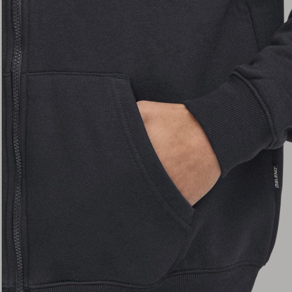 Blend felpa con zip e cappuccio dress blu JUSTE 20718483 - 3