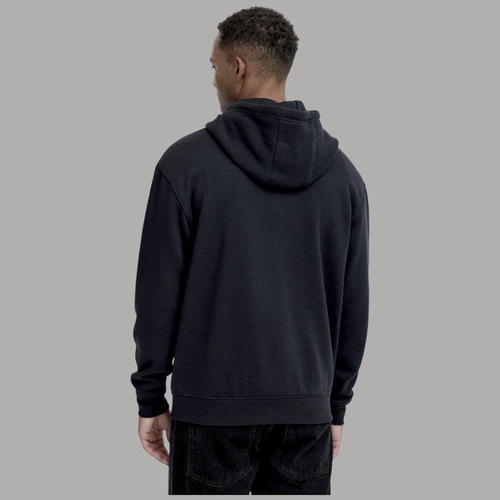 Blend felpa blu con cappuccio e zip 20718946 - 4