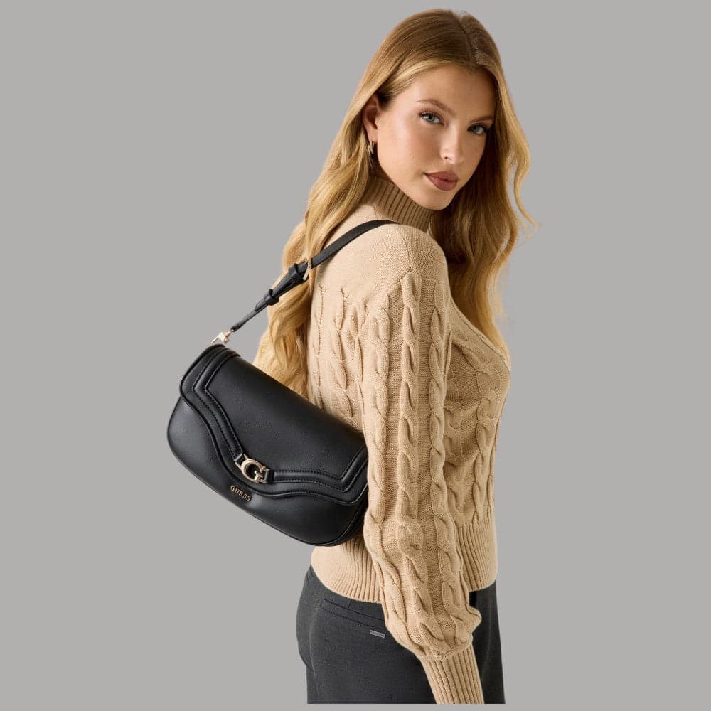 Guess borsa a spalla nera DEA HWBG79 93200 BLA - 2