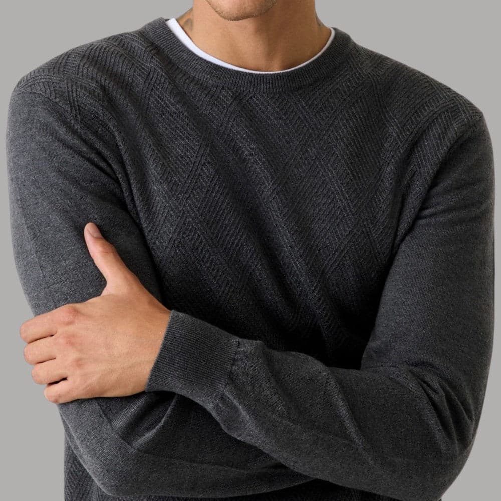 Guess maglione antracite JAMAAR M5BR08 Z0432 DWHT - 2