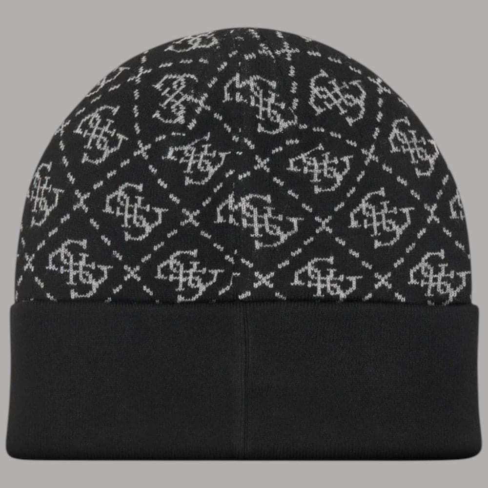 Guess berretto nero con logo 4G in misto seta M5BZ18 Z0442 FJAJ - 3