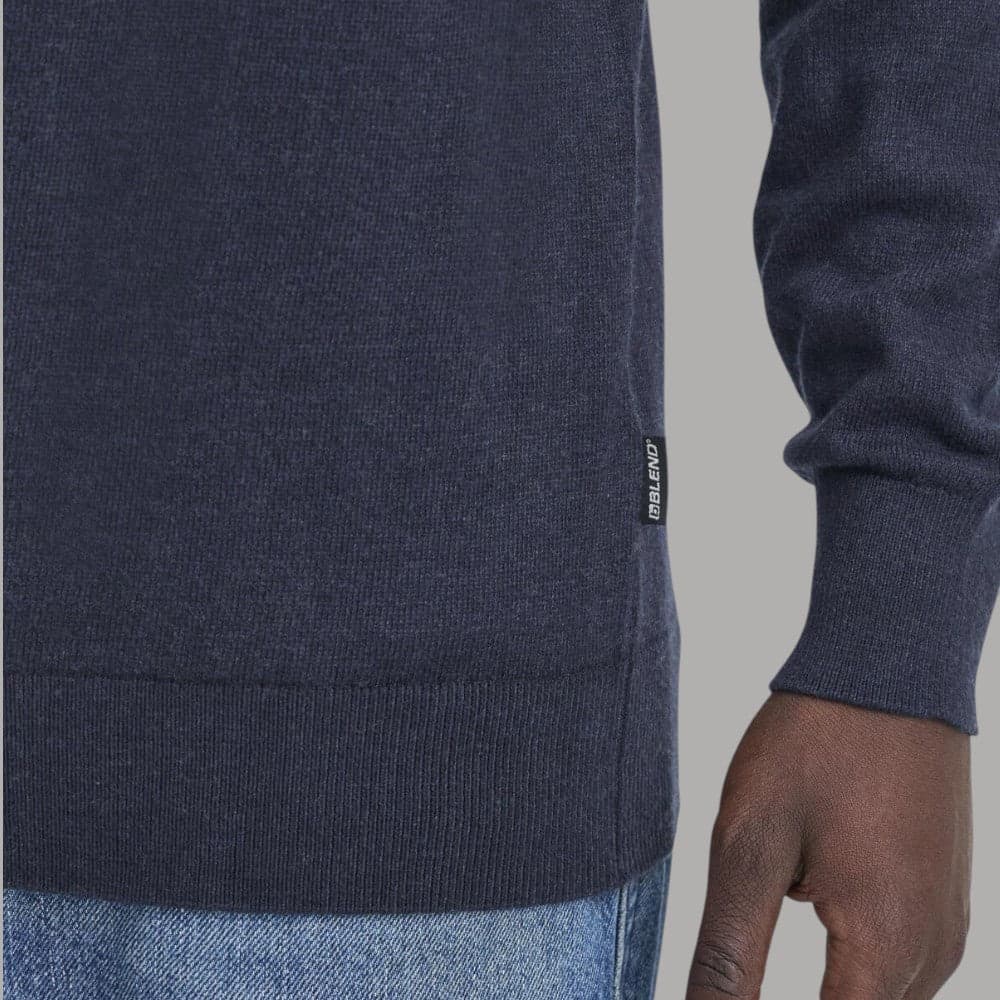 Blend pullover blu BAGGE  20718439 - 3