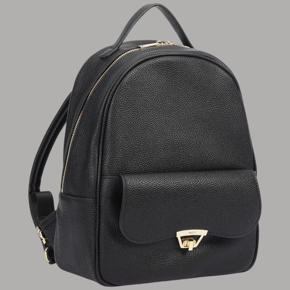 YNot zaino donna grande Harmony in eco pelle con patta e tasche interne - 2