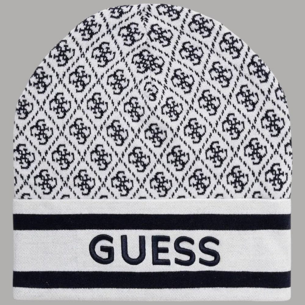 Guess berretto bianco blu logo 4G W4BZ21 Z3JD2 F0YU