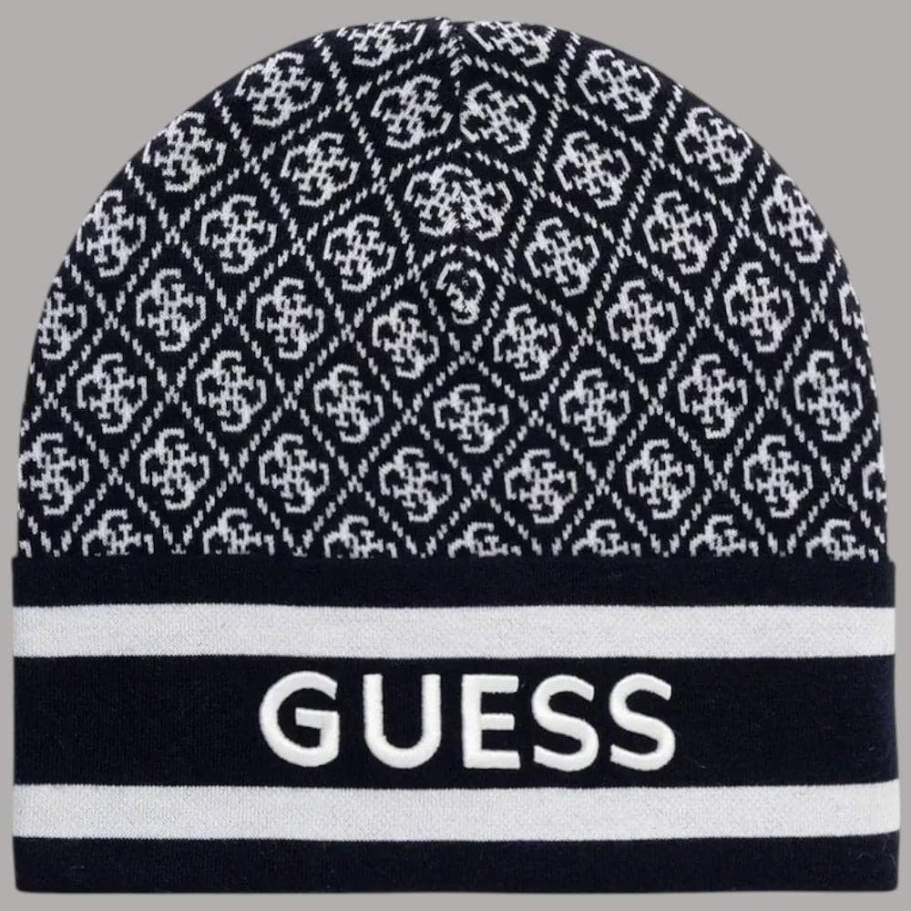 Guess berretto blu logo 4G W4BZ21 Z3JD2 FBDI