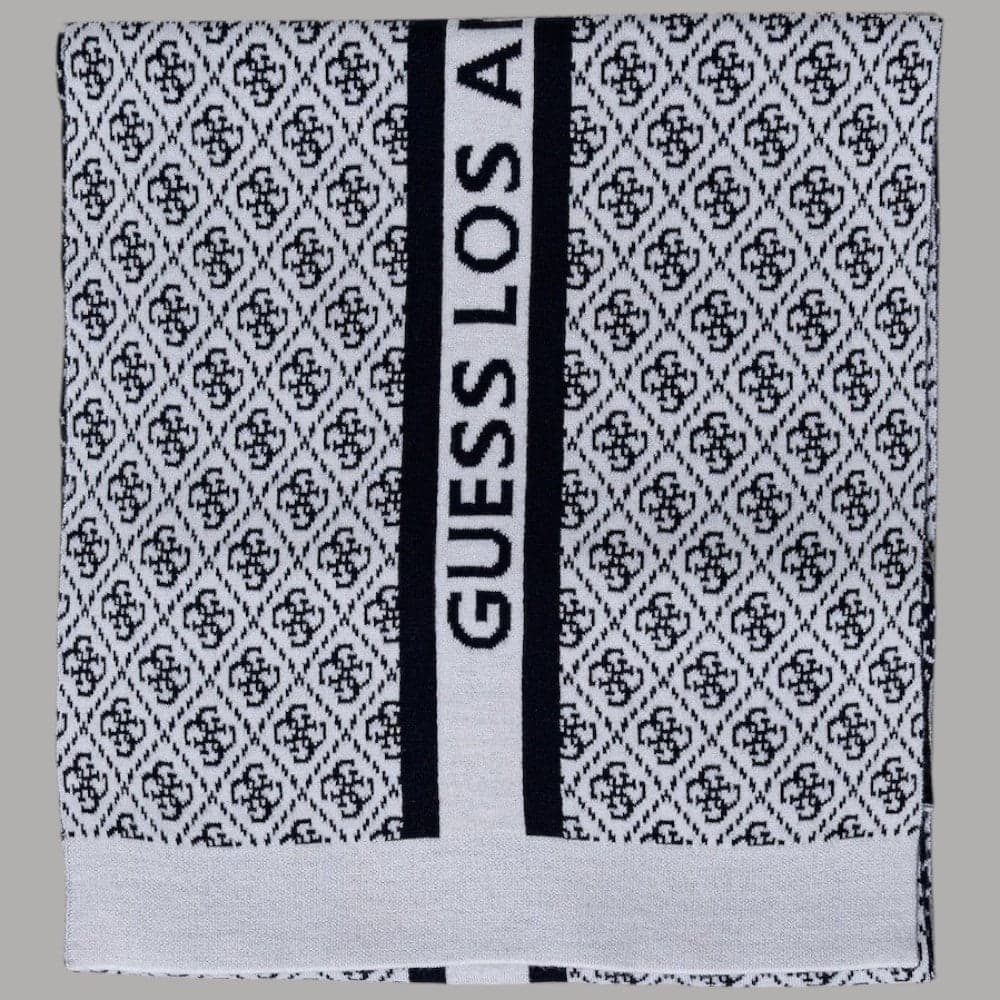 Guess sciarpa bianca da donna logo 4G W4BZ22 Z3JD2 F0YU - 2