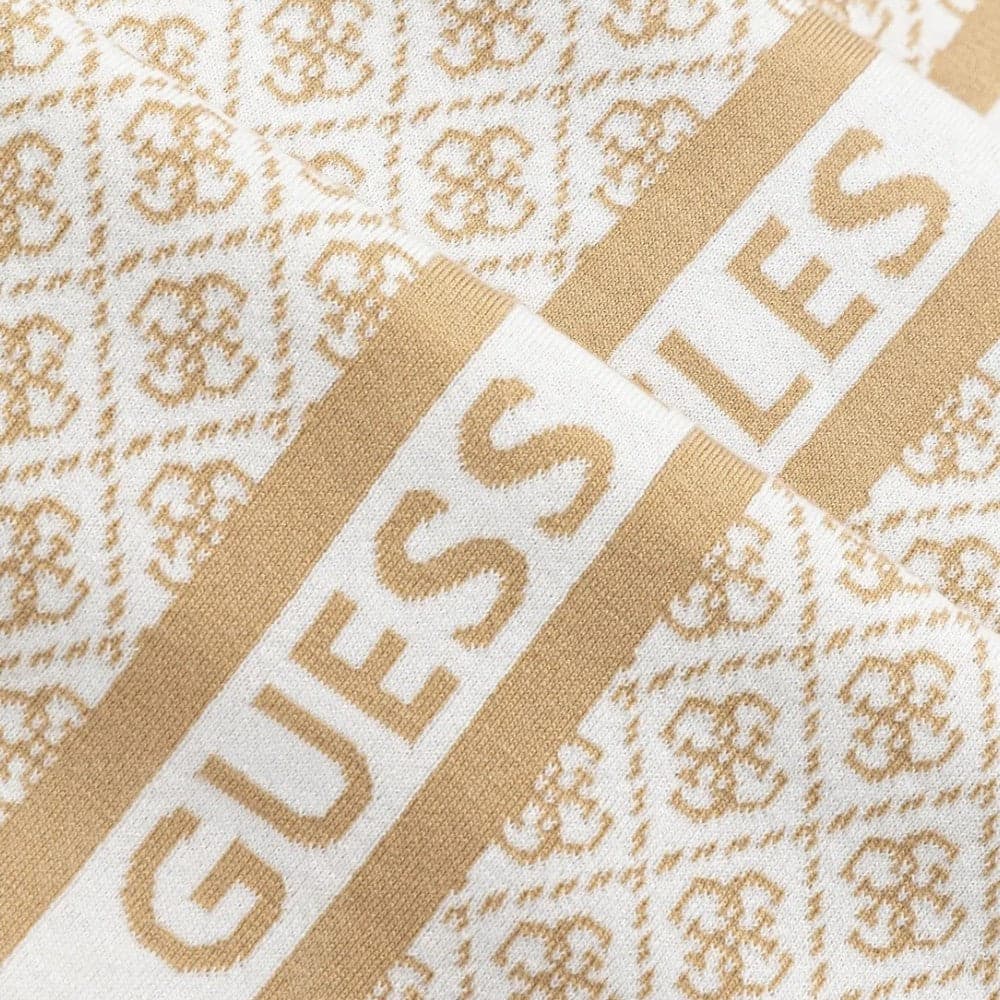Guess sciarpa beige da donna logo 4G W4BZ22 Z3JD2 FNI4 - 3