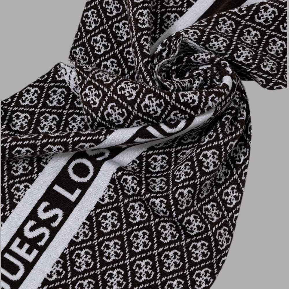 Guess sciarpa marrone da donna logo 4G W4BZ22 Z3JD2 FNHT - 3