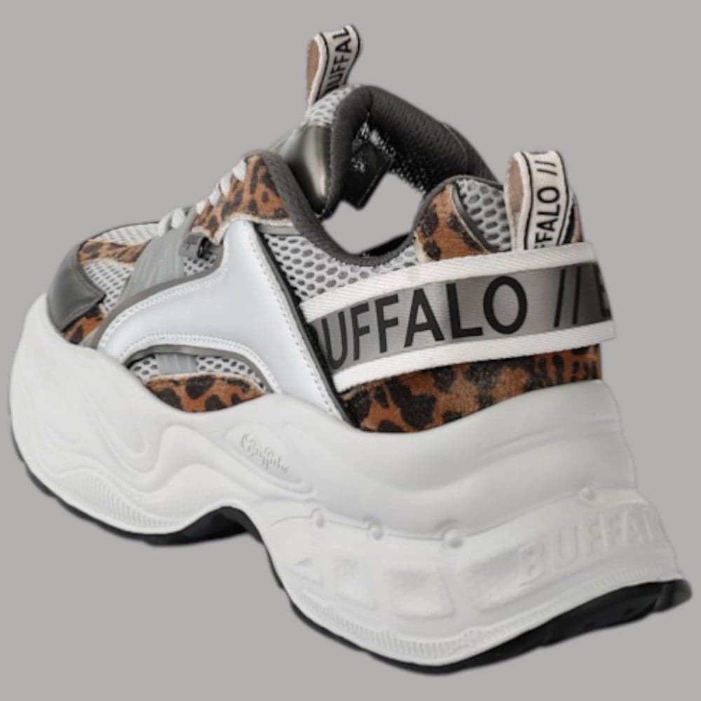 Buffalo Scarpe Yuno One Platform Vegan 5.1cm Memory Foam Argento - 5