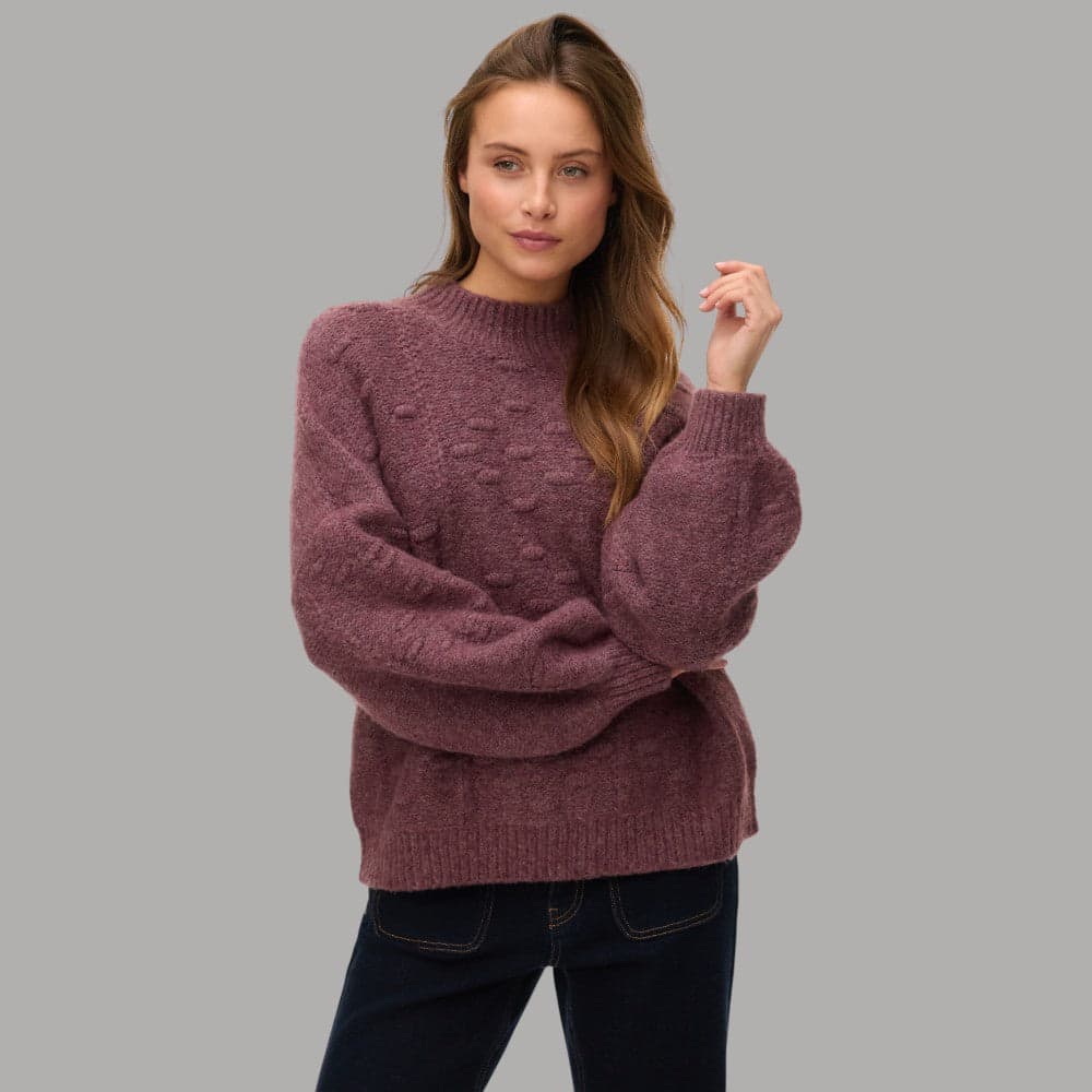 Vero Moda maglione prugna Kaia 10334928 - 7