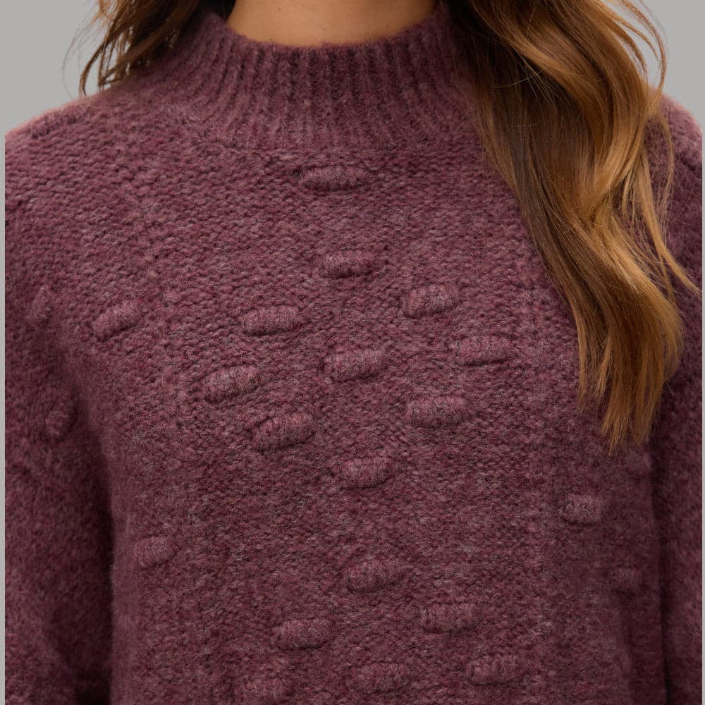 Vero Moda maglione prugna Kaia 10334928 - 3