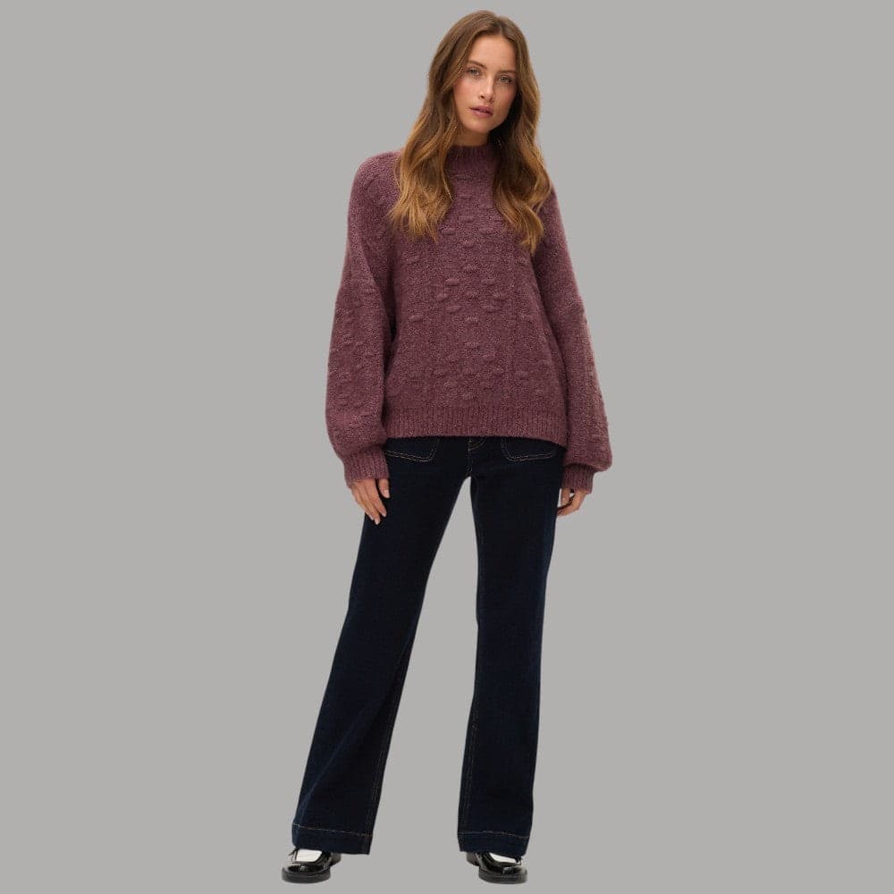 Vero Moda maglione prugna Kaia 10334928 - 4