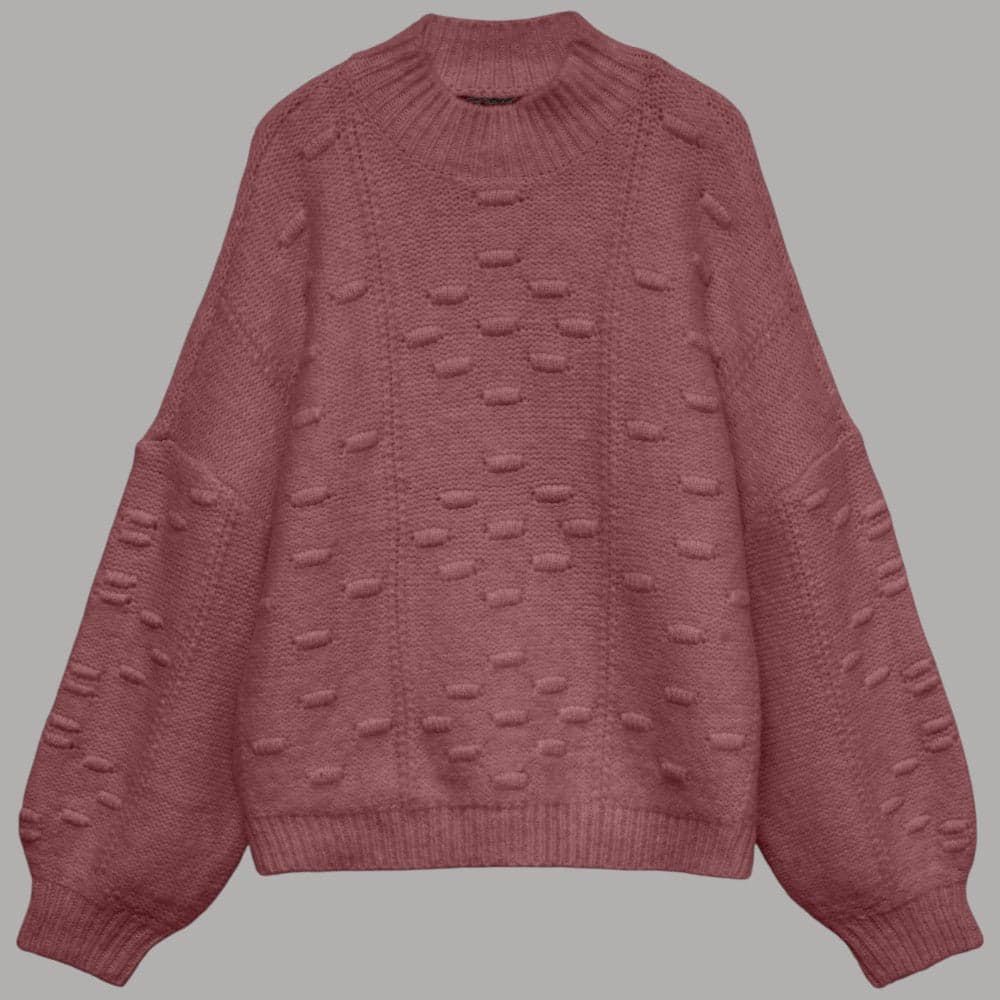 Vero Moda maglione prugna Kaia 10334928 - 6