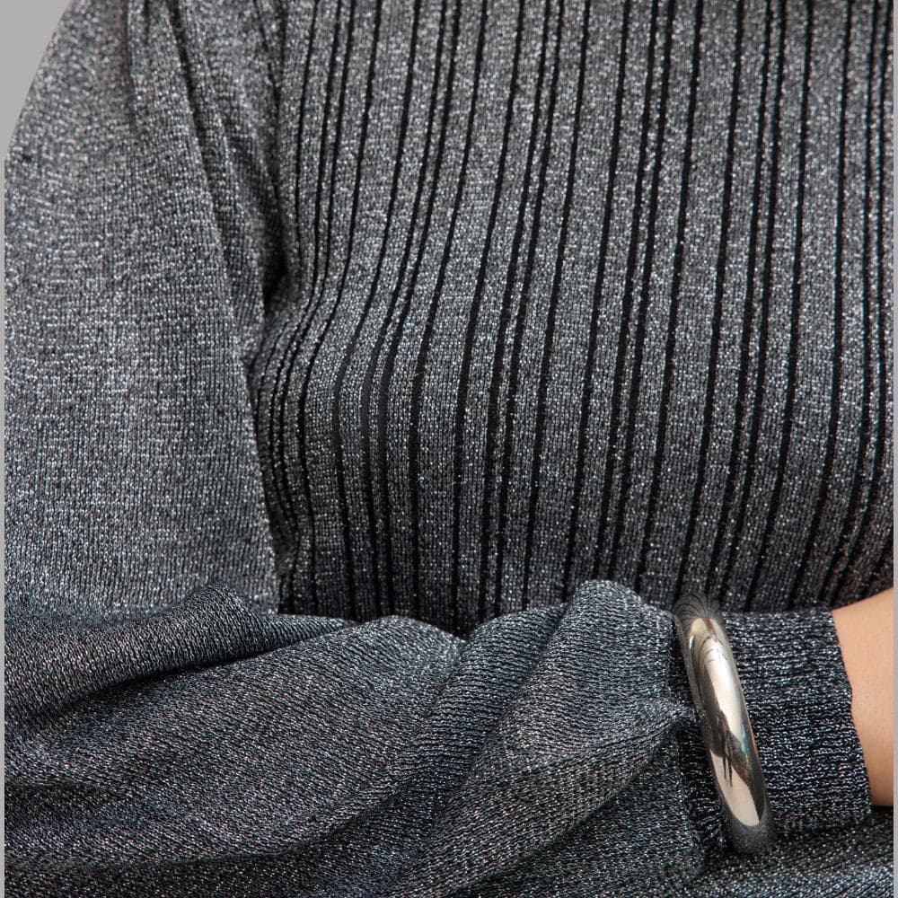 Vero Moda maglia nero grigio glitter Italia 10331487 - 3