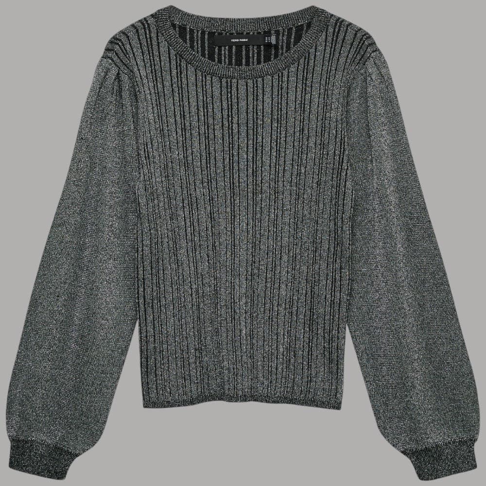 Vero Moda maglia nero grigio glitter Italia 10331487 - 6