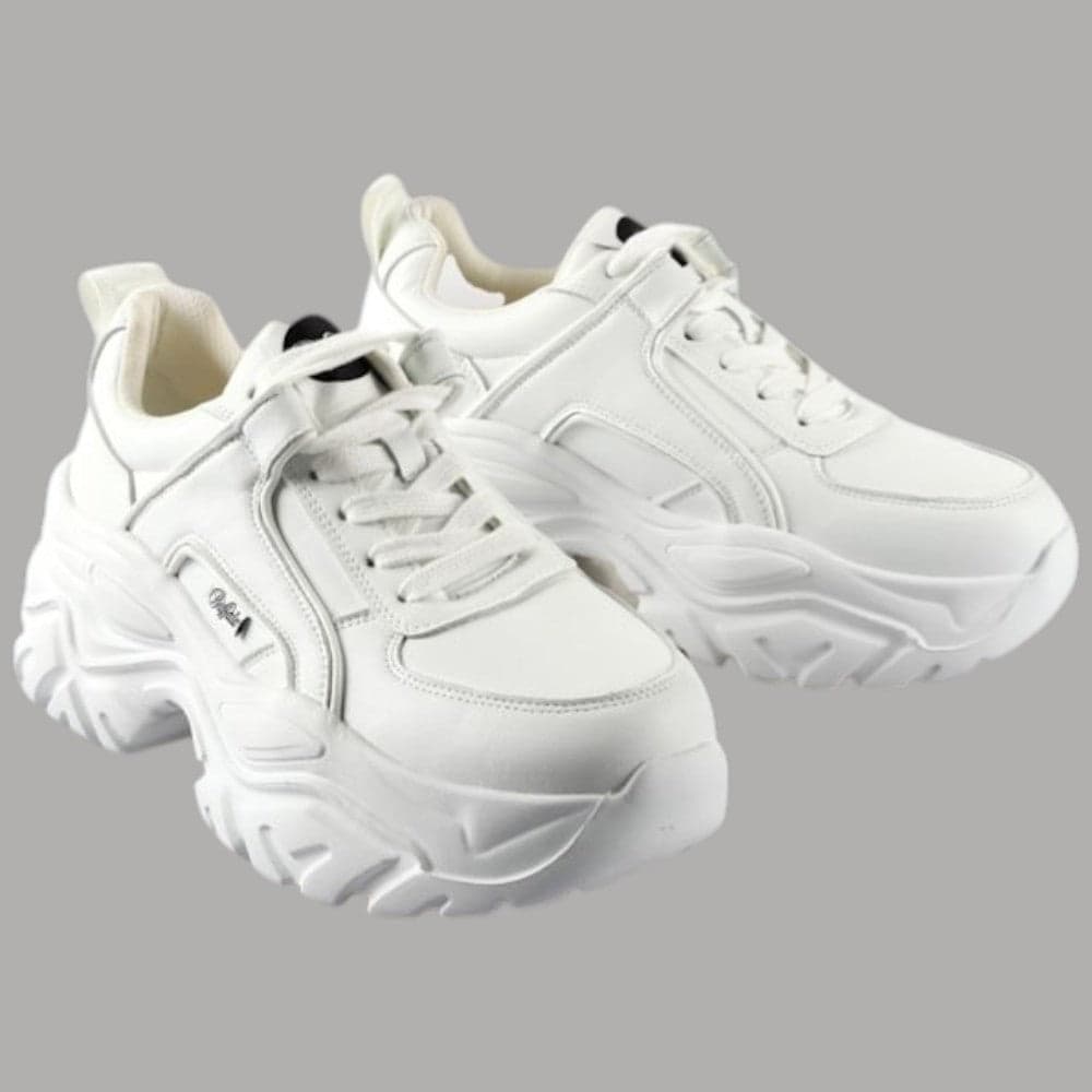Scarpe Buffalo Galactica SNEAKERS Vegan Bianche Platform 5cm - 3
