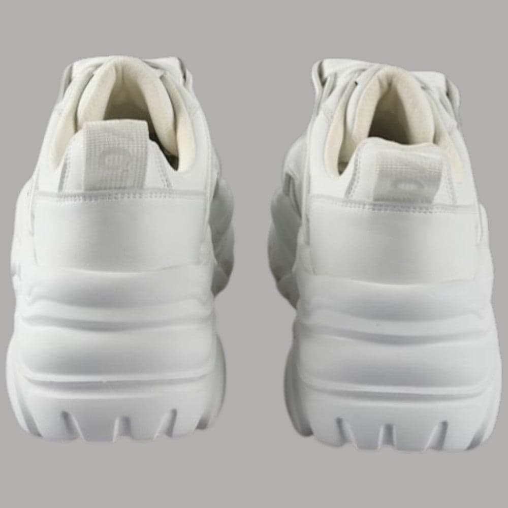 Scarpe Buffalo Galactica SNEAKERS Vegan Bianche Platform 5cm - 5