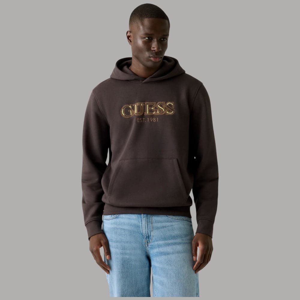Guess felpa marrone con cappuccio M5BQ36 K9Z21 G1H3 - 6