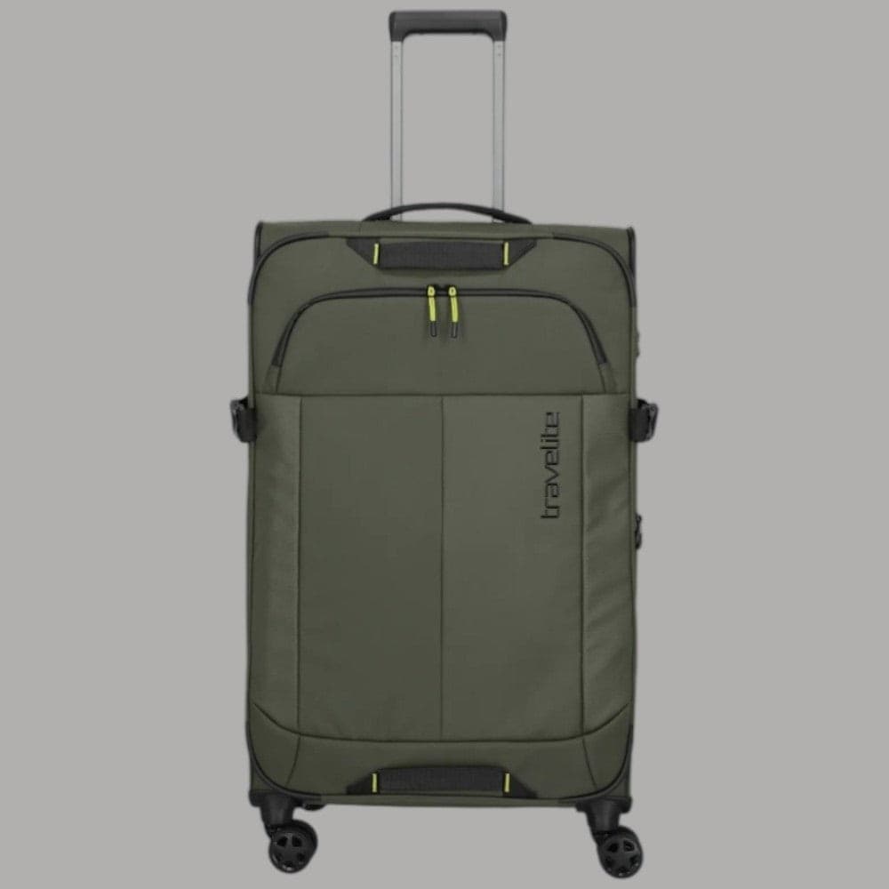 Trolley Travelite Briize L espandibile 4 ruote impermeabile Khaki