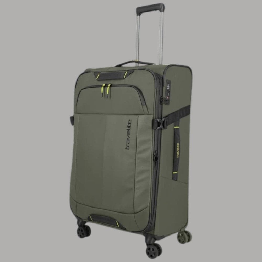 Trolley Travelite Briize L espandibile 4 ruote impermeabile Khaki - 2