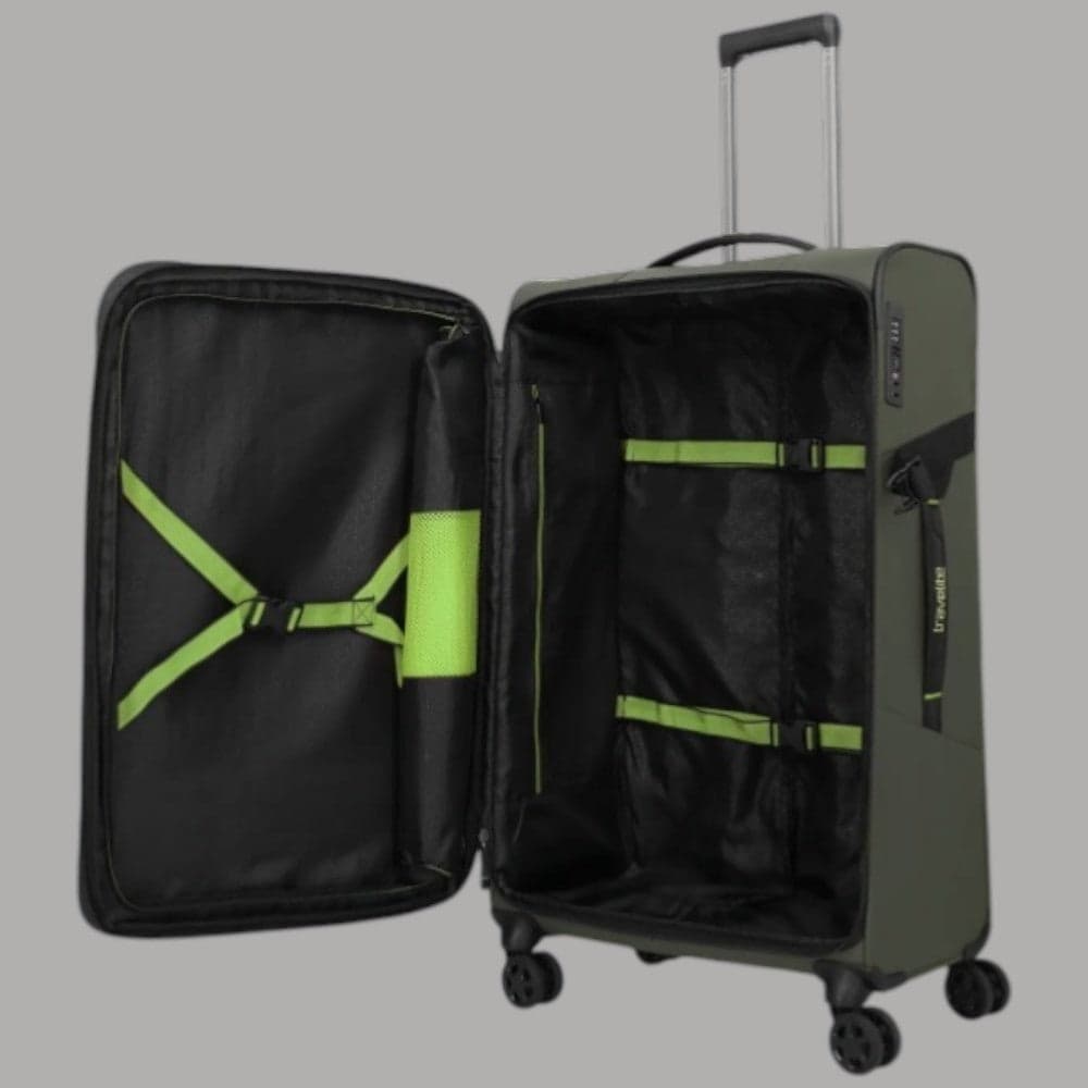 Trolley Travelite Briize L espandibile 4 ruote impermeabile Khaki - 8