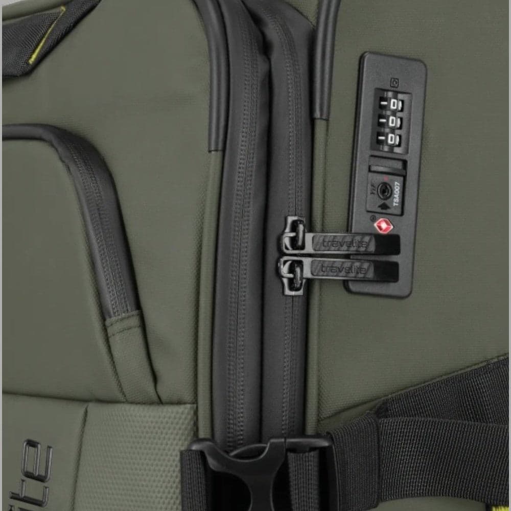 Trolley Travelite Briize Espandibile Khaki con Chiusura TSA - 11