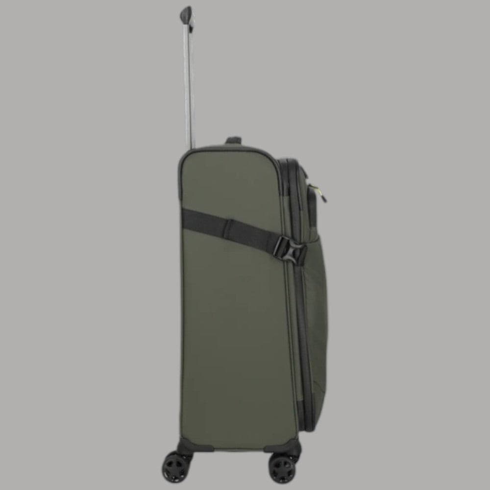 Trolley Travelite Briize Espandibile Khaki con Chiusura TSA - 4