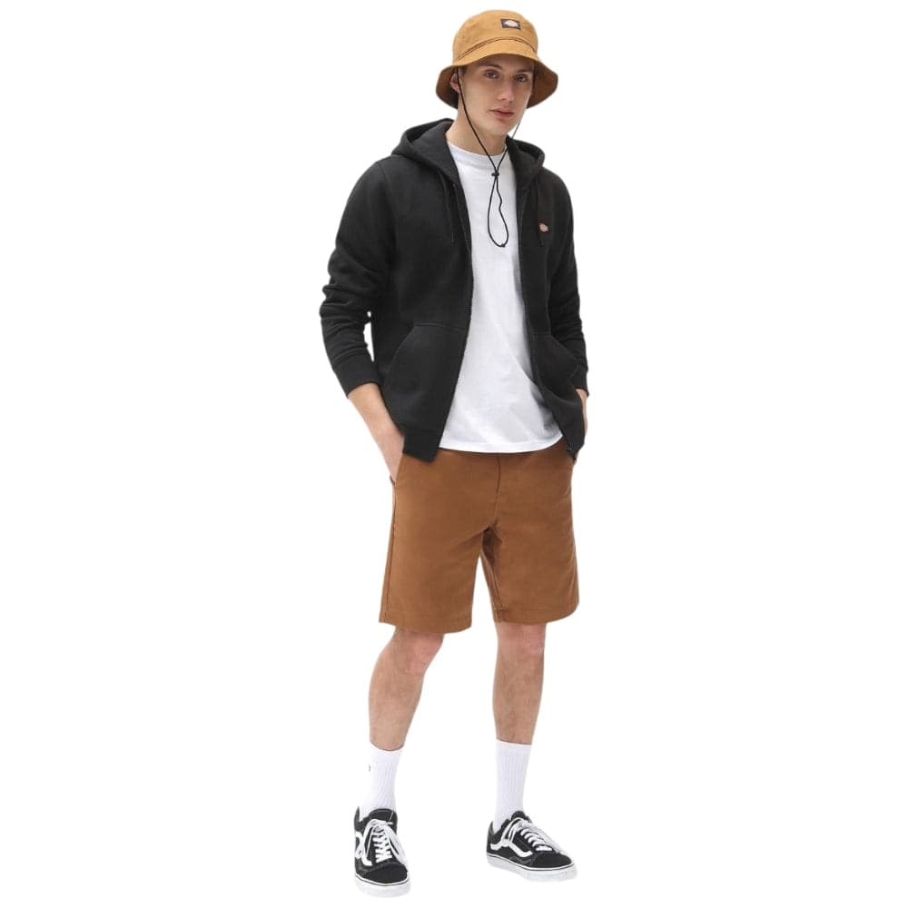 Dickies felpa nera con cappuccio OAKPORT ZIPPED DK0A4XD3BLK - 4