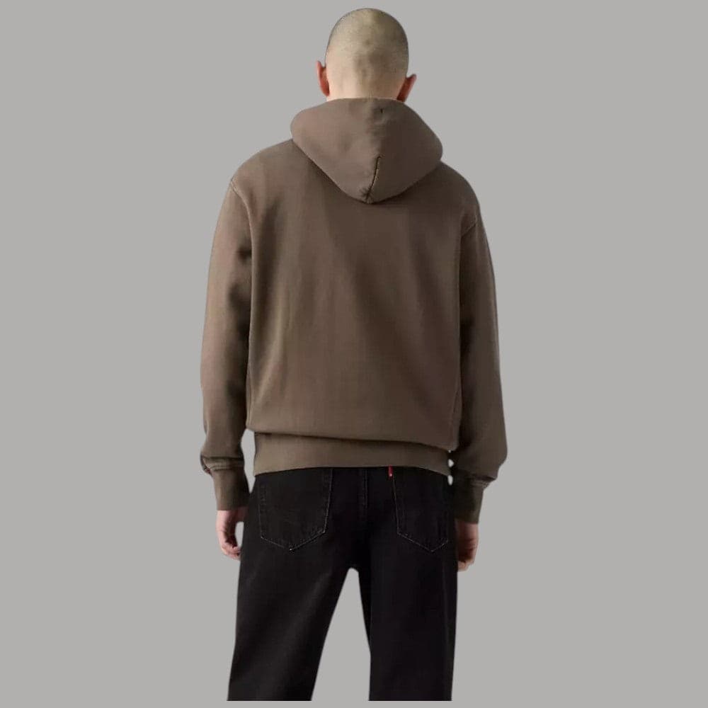 Levi's felpa marrone con cappuccio A84350033 - 4