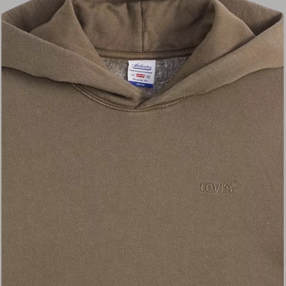 Levi's felpa marrone con cappuccio A84350033 - 5
